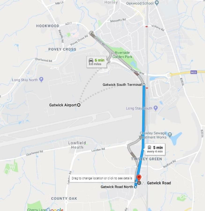 Lux Apartment In Gatwick Crawley  Eksteriør bilde